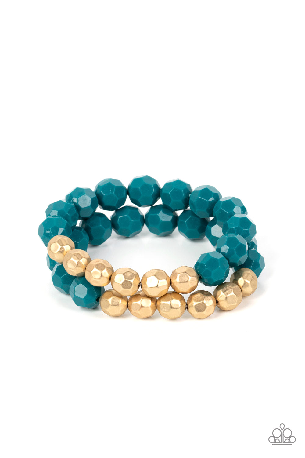 Paparazzi Accessories: Grecian Glamour - Blue Bracelet