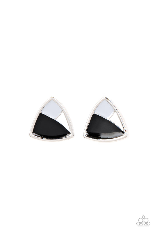 Paparazzi Accessories: Kaleidoscopic Collision - Black Earring