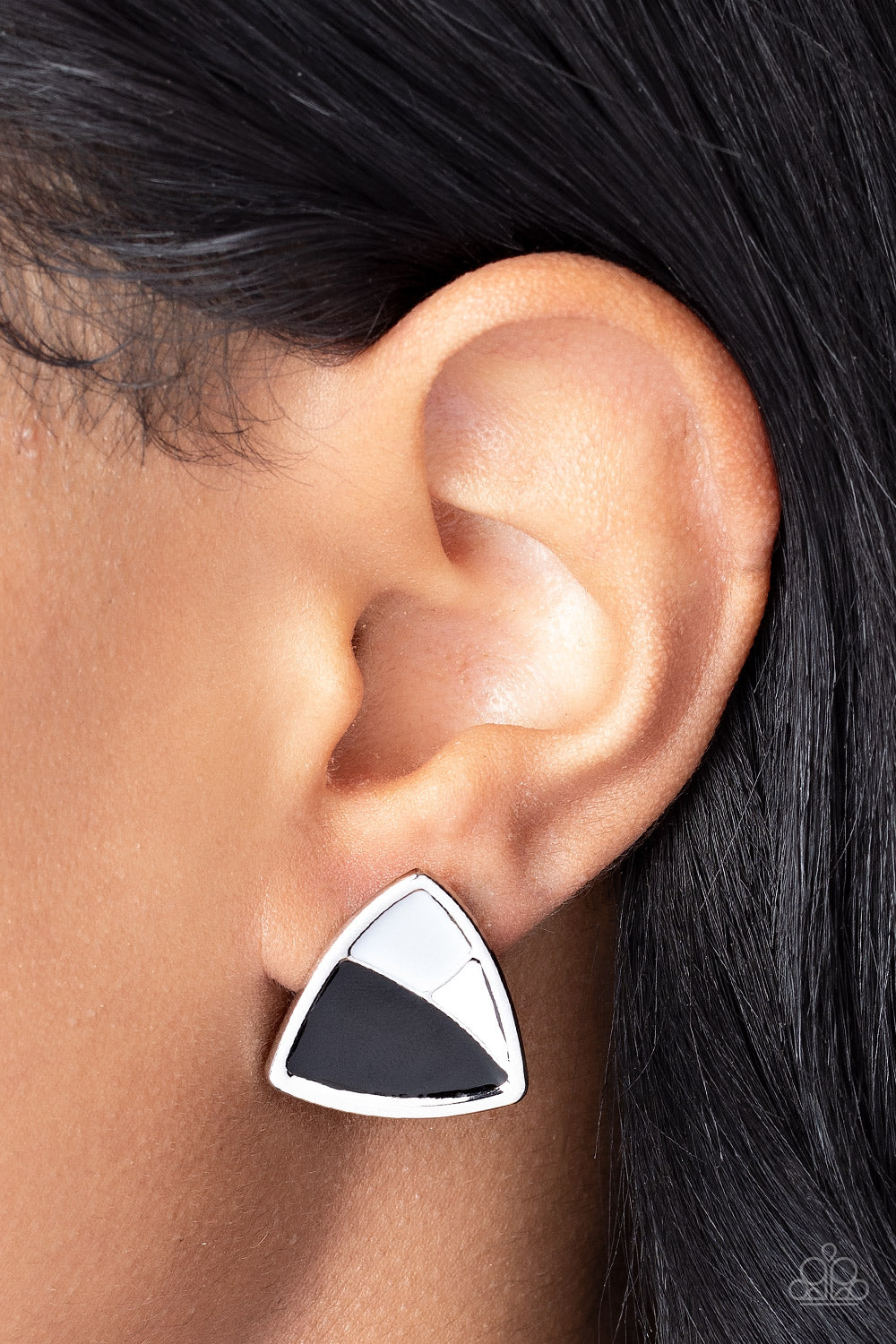 Paparazzi Accessories: Kaleidoscopic Collision - Black Earring