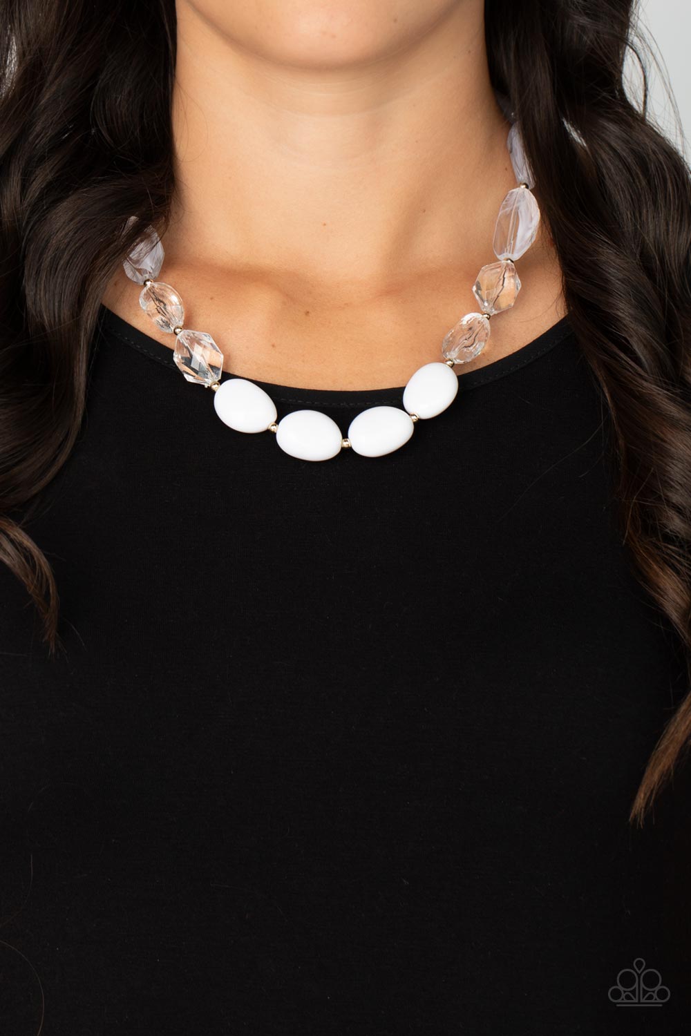 Paparazzi Accessories: Private Paradise - White Neklace