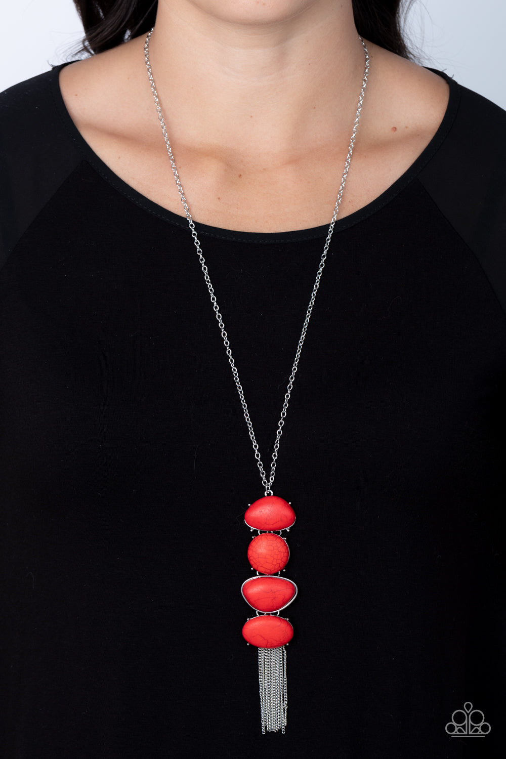 Paparazzi Accessories: Hidden Lagoon - Red Necklace