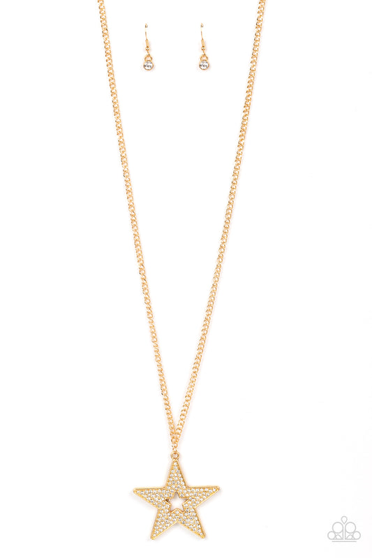 Paparazzi Accessories: Superstar Stylist - Gold Necklace