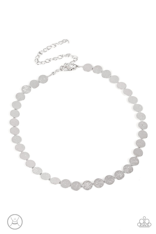 Paparazzi Accessories: Flash Mob Flicker - Silver Necklace