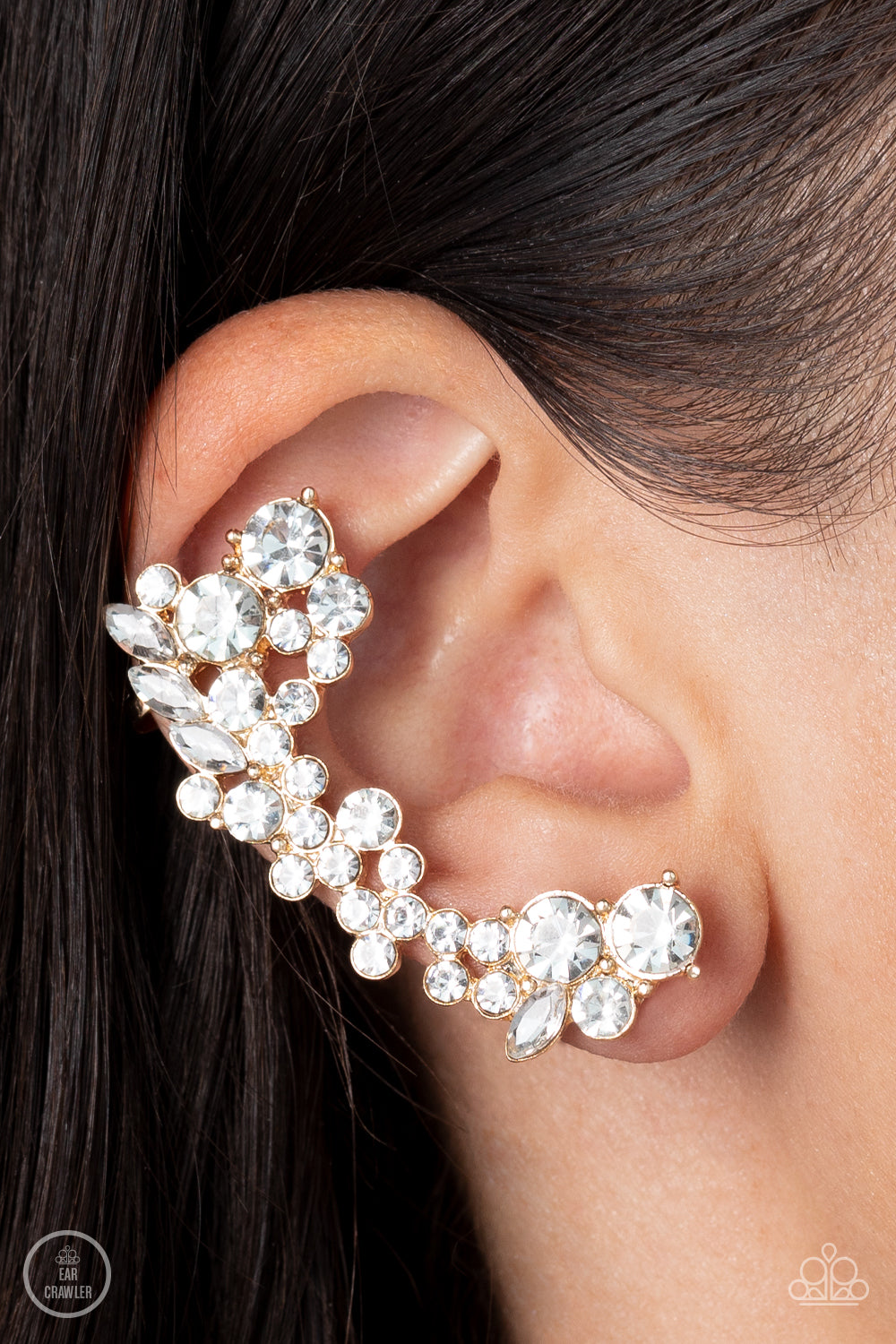 Paparazzi Accessories: Astronomical Allure - Gold Ear Crawlers