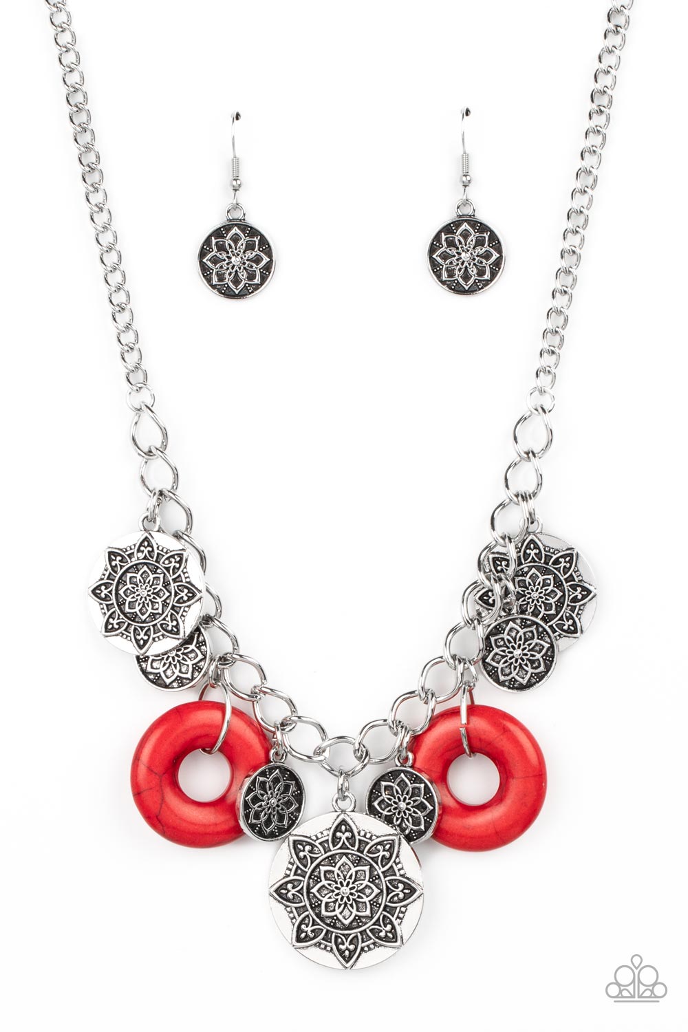 Paparazzi Accessories: Western Zen - Red Necklace