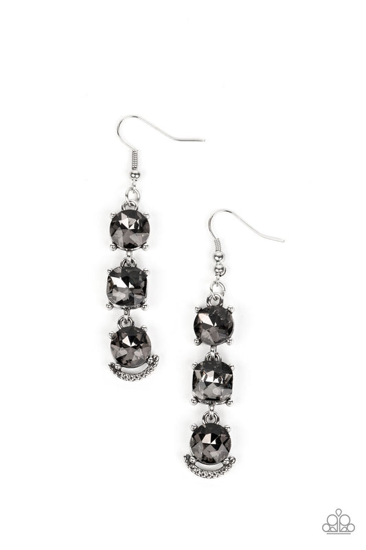 Paparazzi Accessories: Determined to Dazzle - Silver Earring