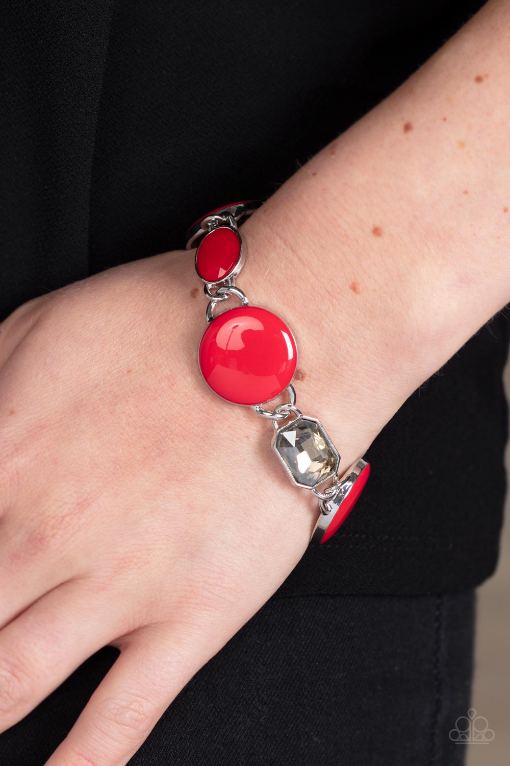Paparazzi Accessories: Dreamscape Dazzle - Red Bracelet