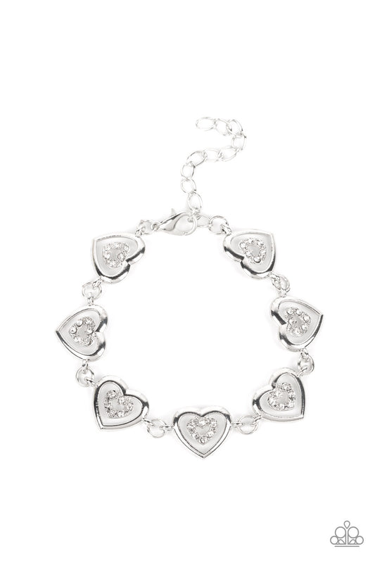Paparazzi Accessories:" Catching Feelings - White Earring