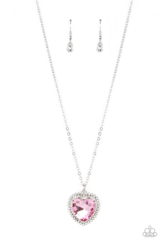 Paparazzi Accessories:Sweethearts Stroll - Pink Necklace