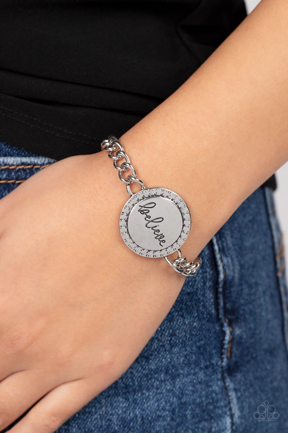 Paparazzi Accessories: Hope and Faith - Silver Bracelet