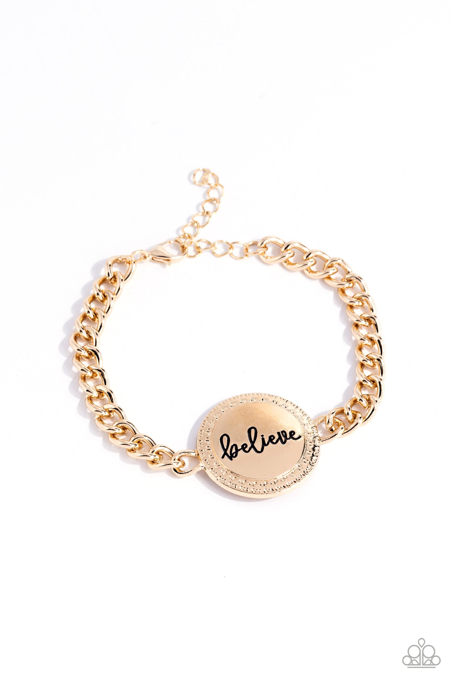 Paparazzi Accessories: Hope and Faith - Gold Bracelet