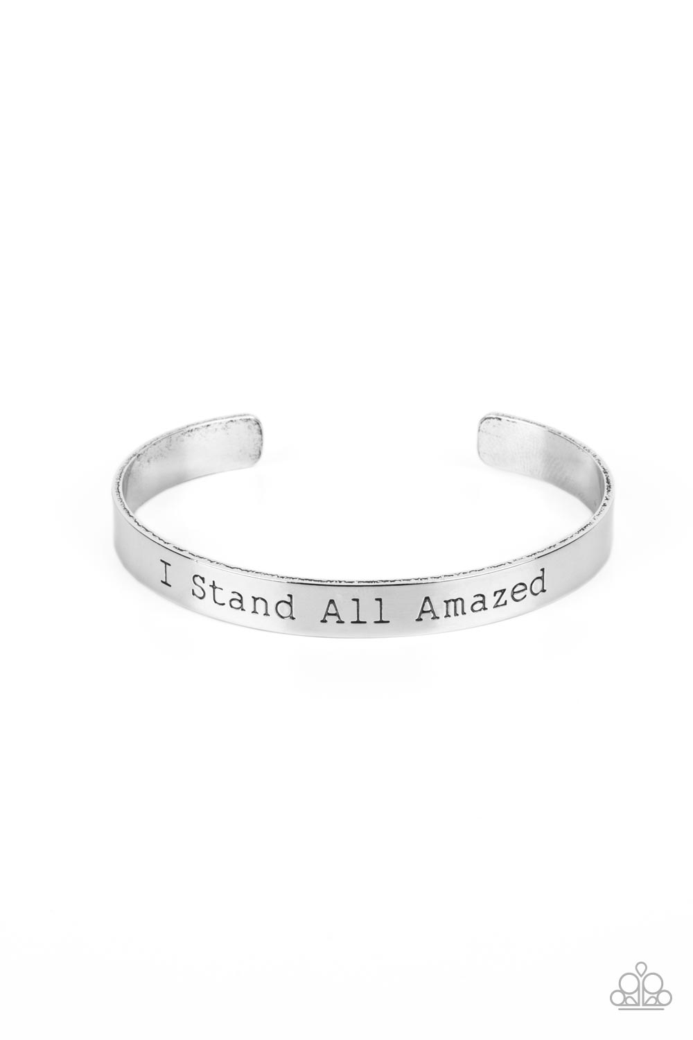 Paparazzi Accessories: I Stand All Amazed - Silver Bracelet