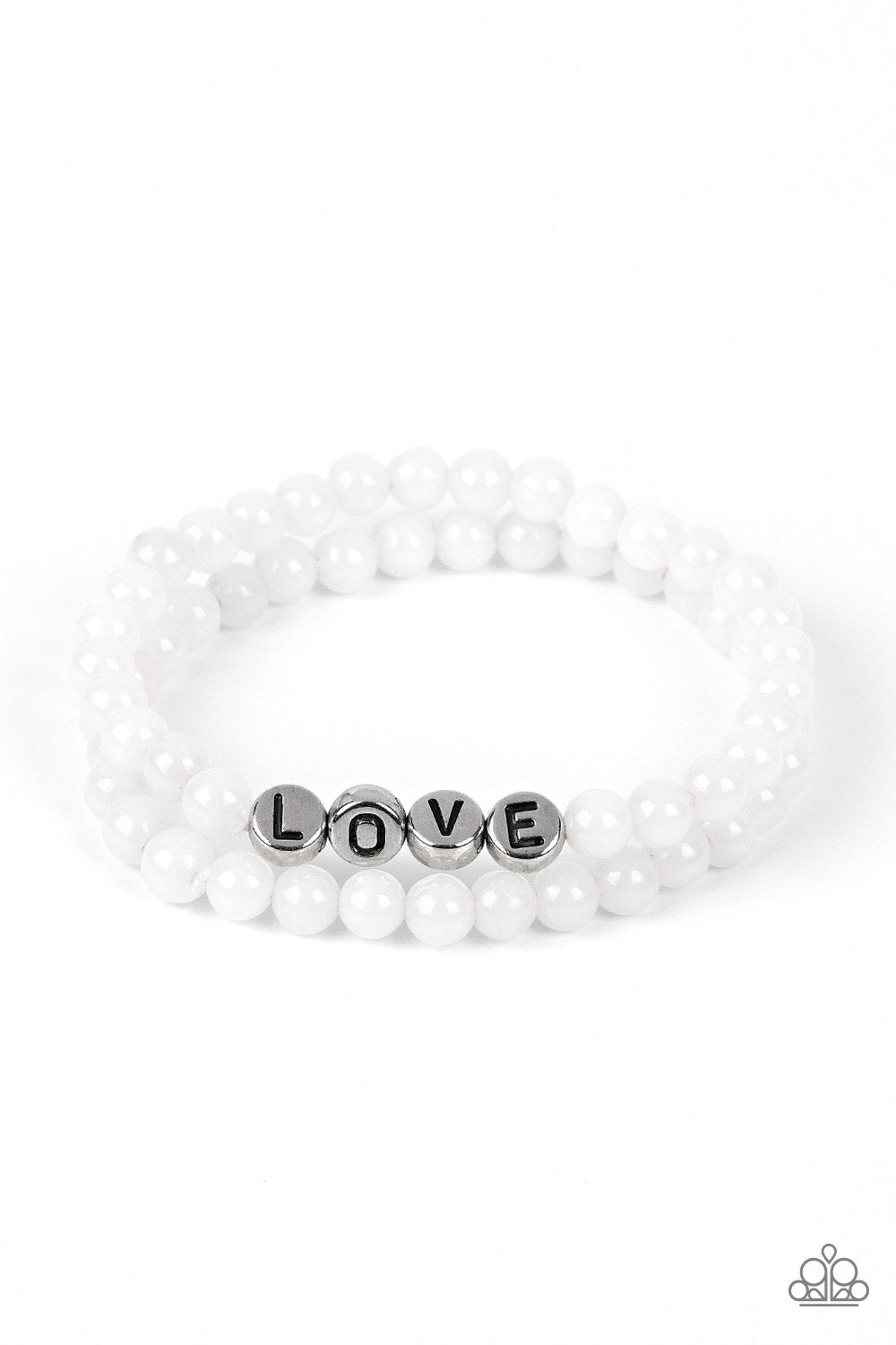 Paparazzi Accessories: Devoted Dreamer - White Bracelet