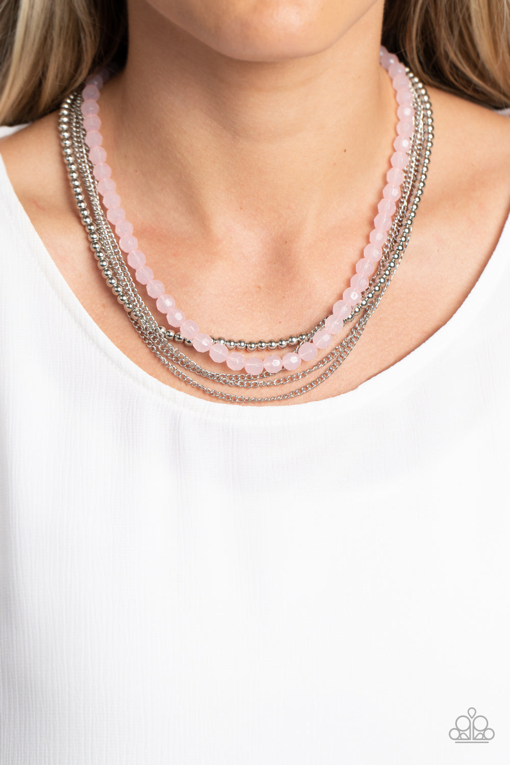 Paparazzi Accessories: Boardwalk Babe - Pink Neckace