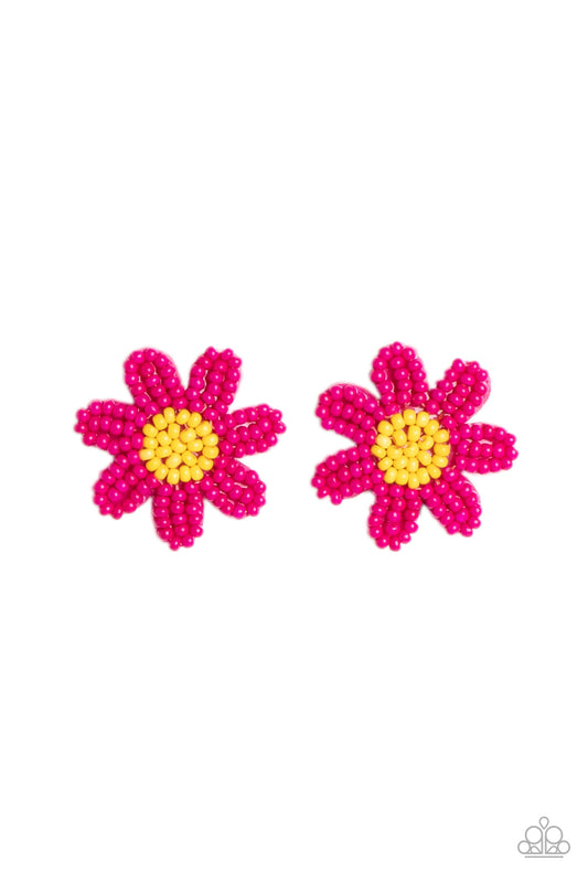 Paparazzi Accessories: Sensational Seeds - Pink Earring