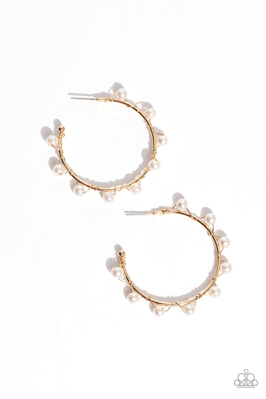 Paparazzi Accessories: Night at the Gala - Gold Earring