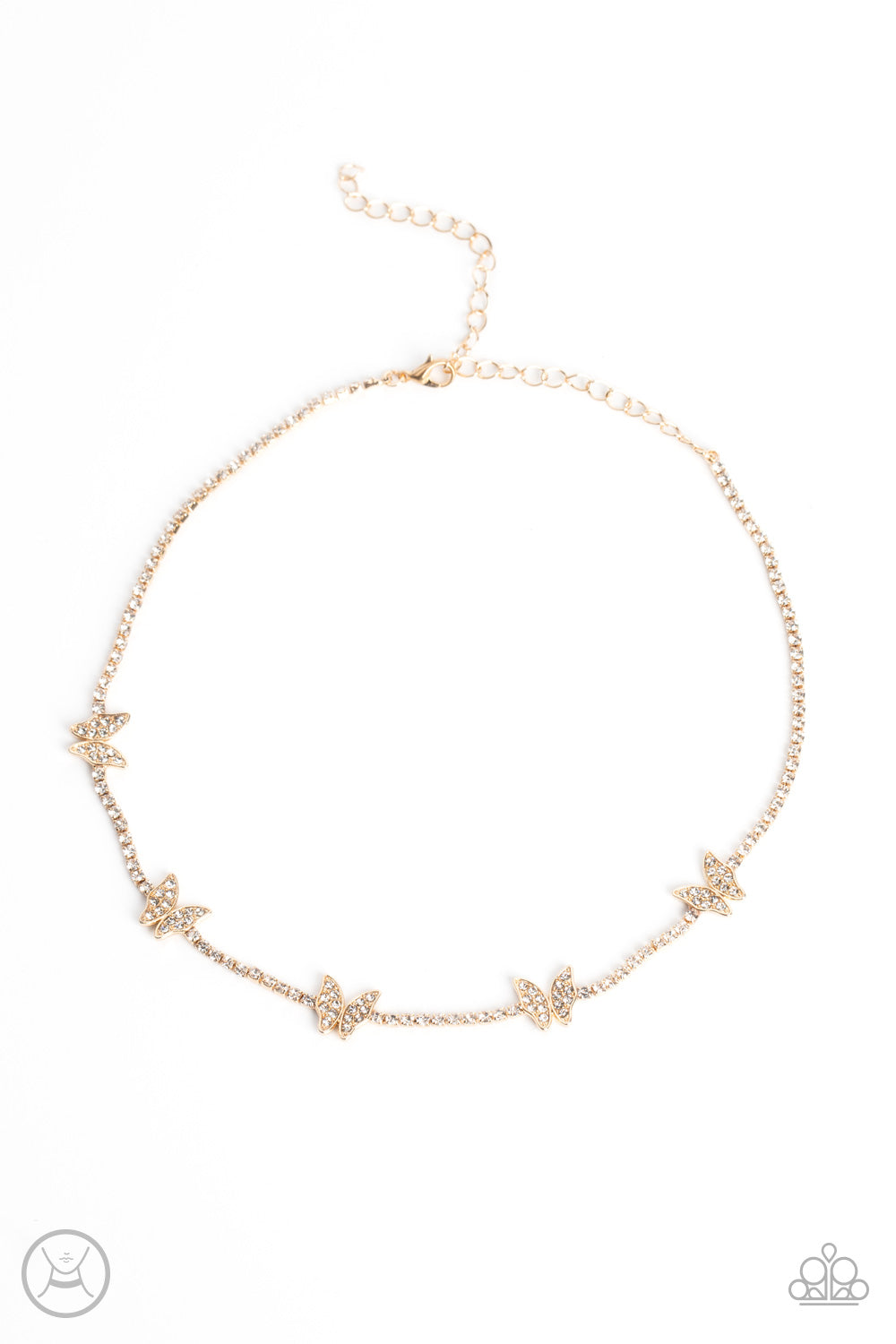 Paparazzi Accessories: Fluttering Fanatic - Gold Necklace