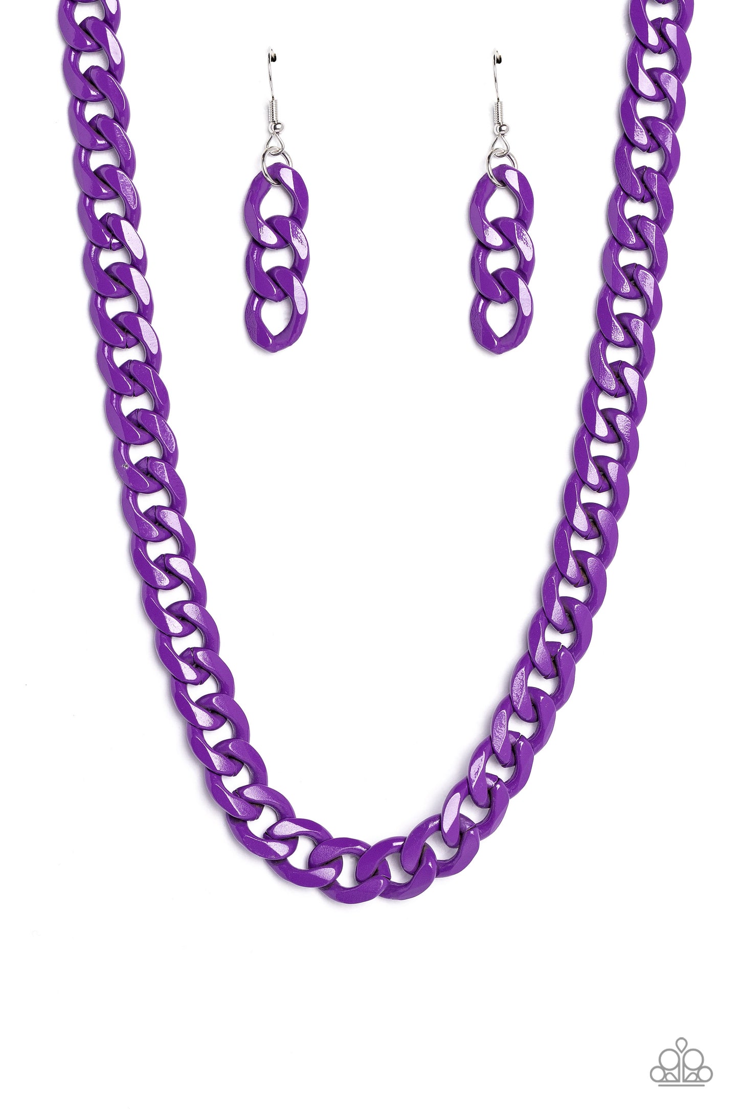 Paparazzi Accessories: Painted Powerhouse - Purple Necklace