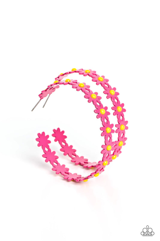 Paparazzi Accessories: Daisy Disposition - Pink Earring