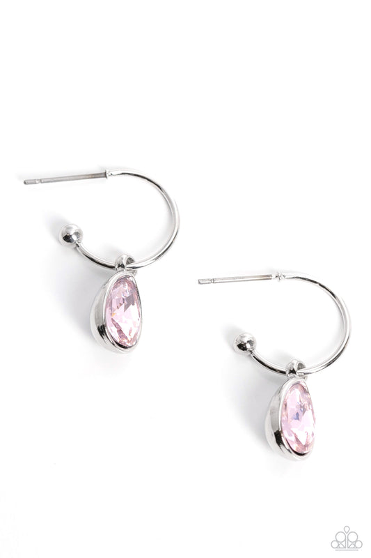 Paparazzi Accessories: Teardrop Tassel - Pink Earring