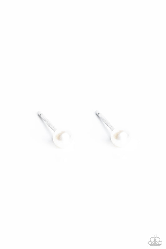 Paparazzi Accessories: Dainty Details - White Earring