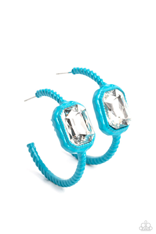 Paparazzi Accessories:Call Me TRENDY - Blue Earring