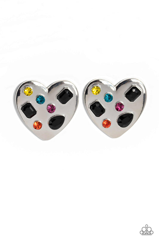 Paparazzi Accessories; Relationship Ready - Black Earring
