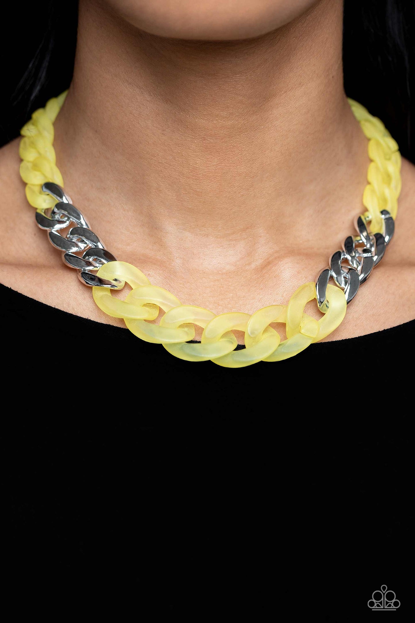 Paparazzi Accessories: Curb Your Enthusiasm - Yellow Necklace