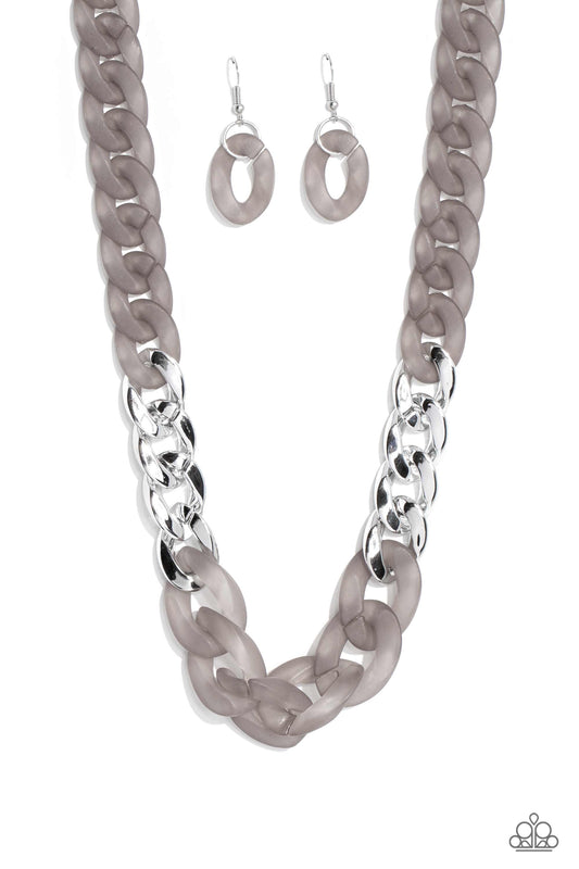 Paparazzi Accessories: Curb Your Enthusiasm - Silver Necklace