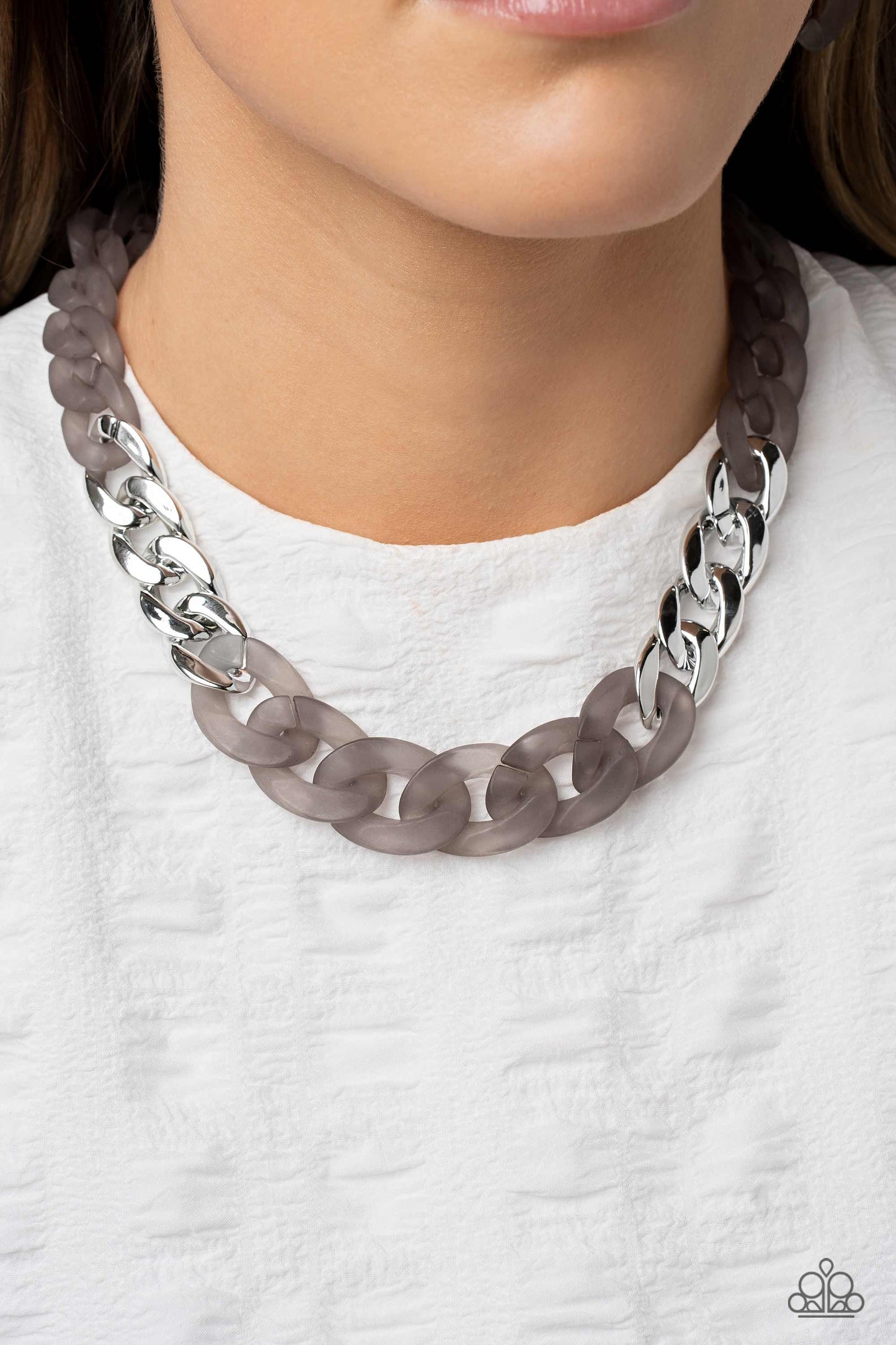 Paparazzi Accessories: Curb Your Enthusiasm - Silver Necklace