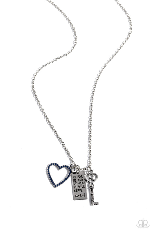 Paparazzi Accessories: Indulgent Belief - Blue Necklace