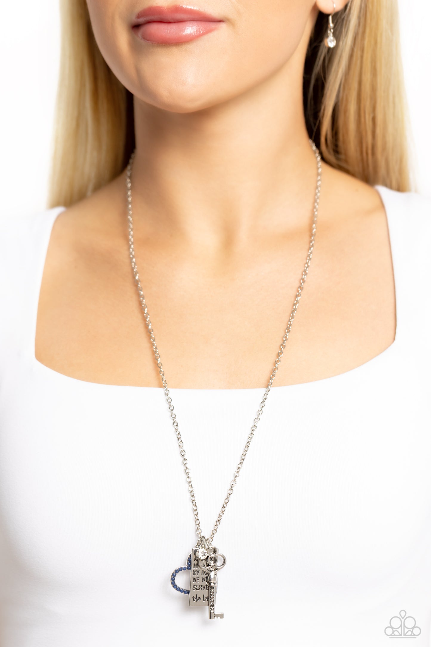Paparazzi Accessories: Indulgent Belief - Blue Necklace