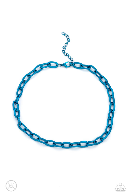 Paparazzi Accessories: Exuberant Encore - Blue Necklace