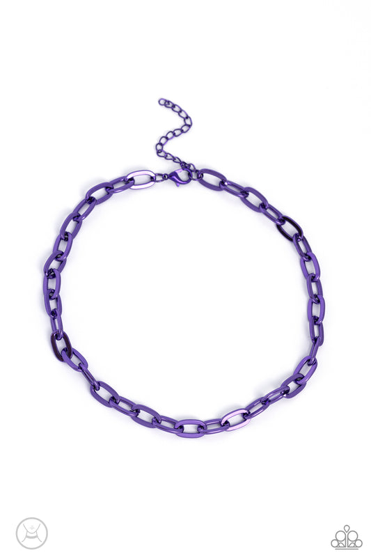 Paparazzi Accessories: Exuberant Encore - Purple Necklace