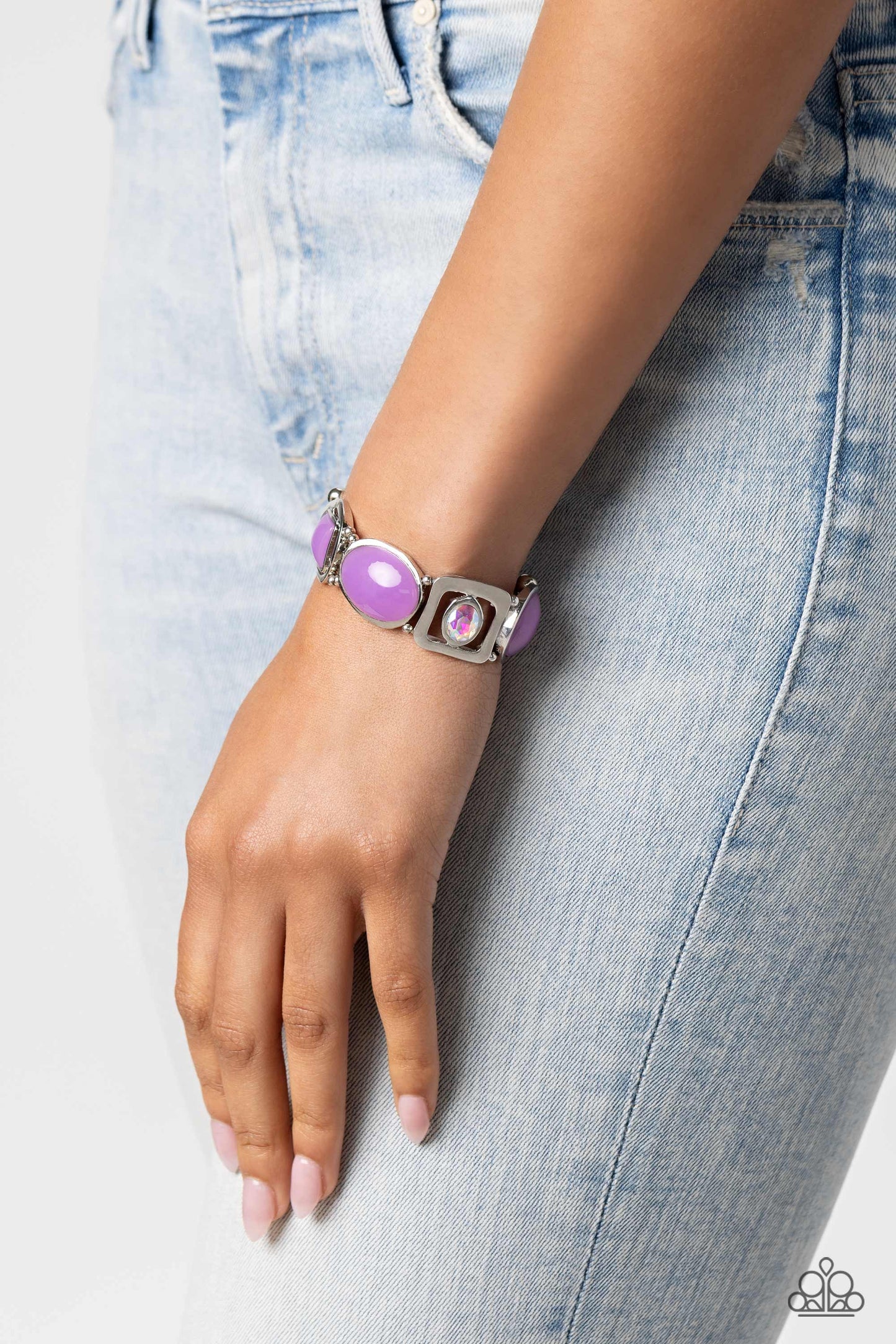 Paparazzi Accessories: Majestic Mashup - Purple Bracelet