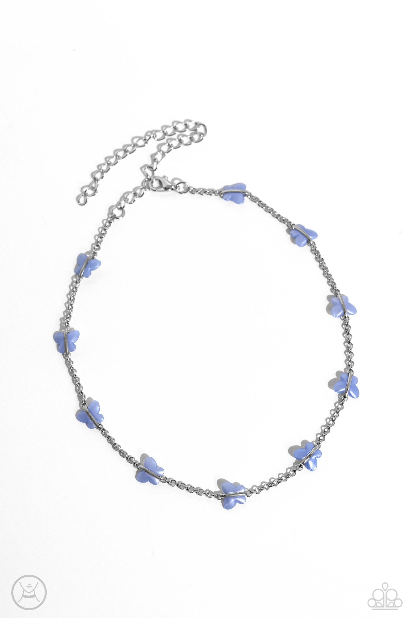 Paparazzi Accessories: FLYING in Wait - Blue Necklace