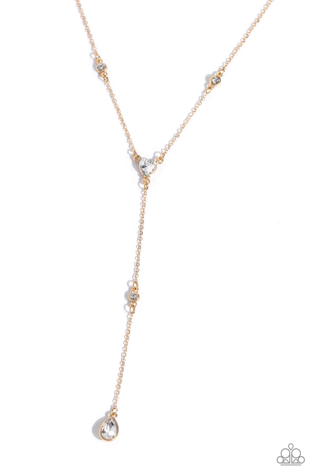 Paparazzi Accessories: Lavish Lariat - Gold Necklace