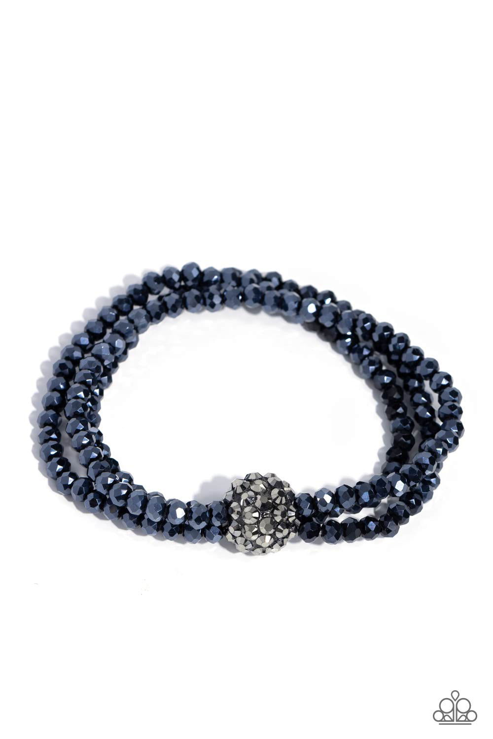 Paparazzi Accessories: Twisted Theme - Blue Bracelet