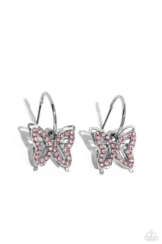 Paparazzi Accessories: Lyrical Layers - Pink Earring