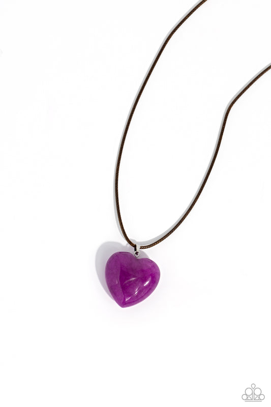 Paparazzi Accessories: Serene Sweetheart - Purple Necklace