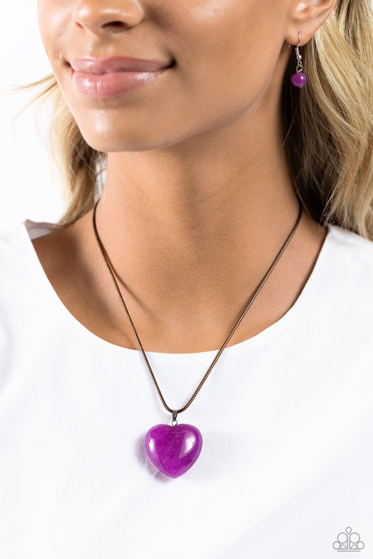 Paparazzi Accessories: Serene Sweetheart - Purple Necklace