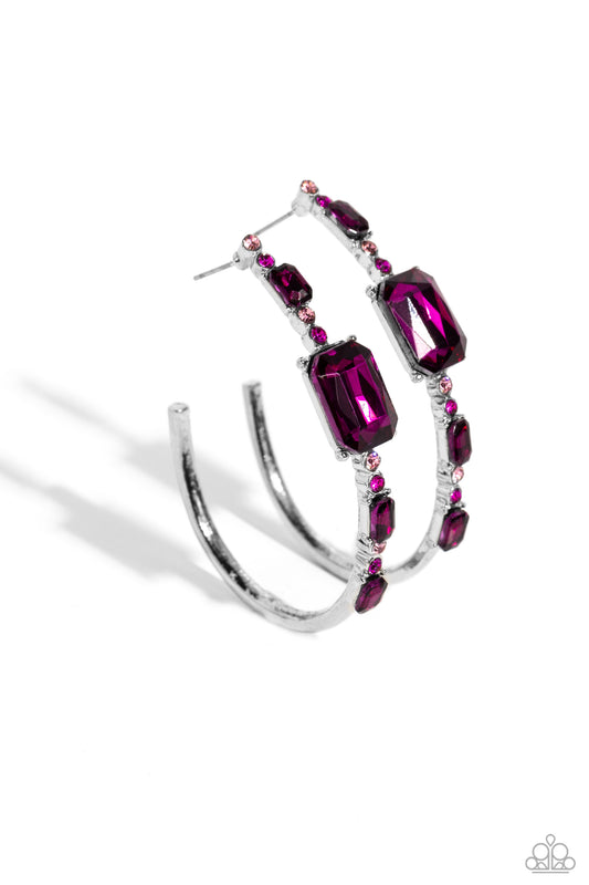 Paparazzi Accessories: Elite Ensemble - Pink Earring