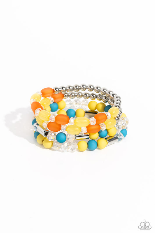Paparazzi Accessories: Glassy Gait - Multi Bracelet