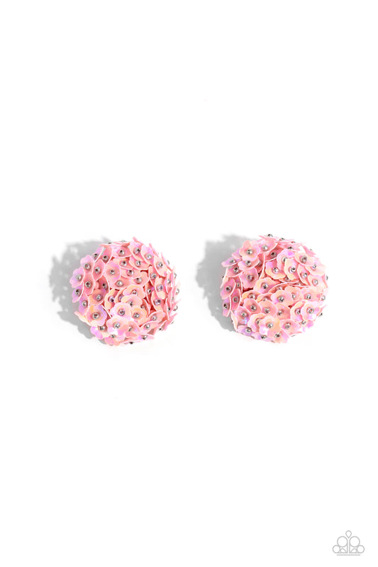 Paparazzi Accessories: Corsage Character - Pink Earring