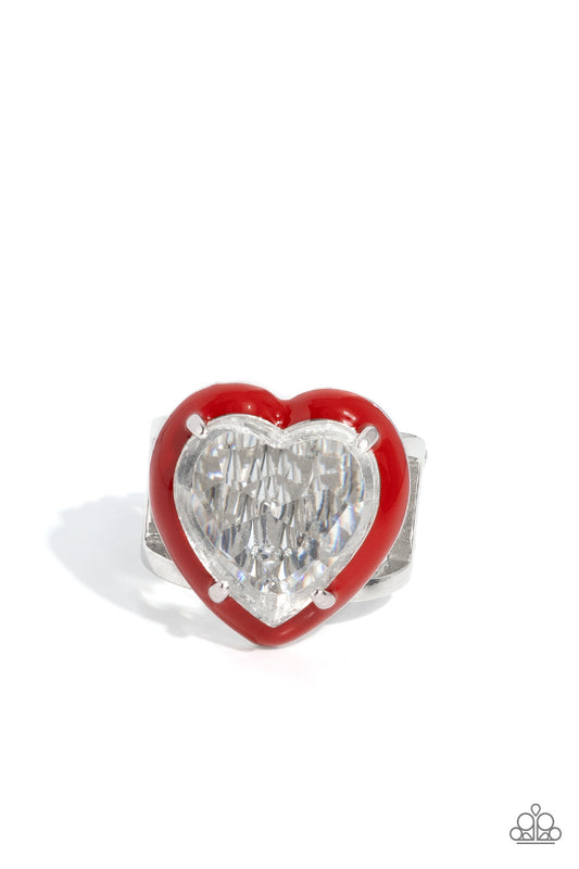 Paparazzi Accessories: Hallmark Heart - Red Ring