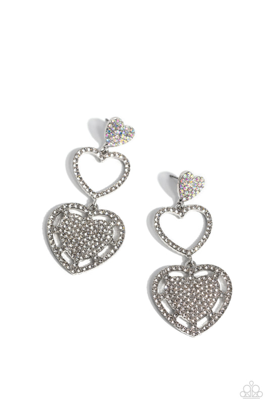 Paparazzi Accessories: Couples Celebration - White Earring