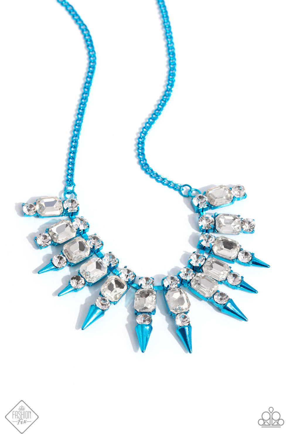 Paparazzi Accessories: Punk Passion - Blue Necklace