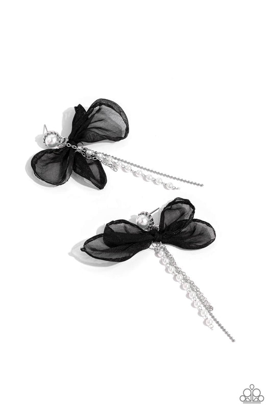 Paparazzi Accessories: High-Class Heiress - Black Earring