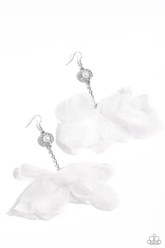 Paparazzi Accessories: Seriously Sheer - White Earring