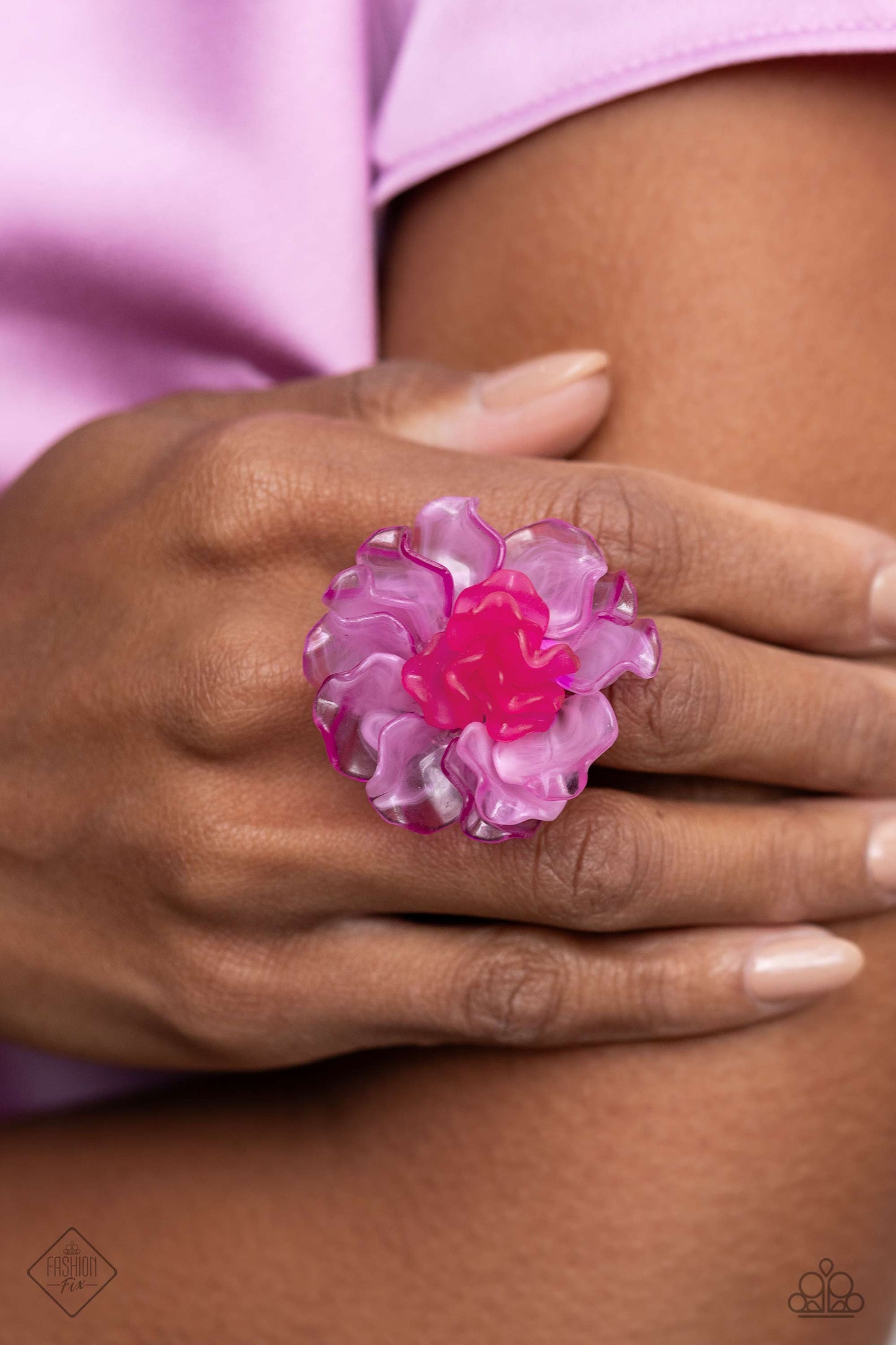 Paparazzi Accessories: Lush Lotus - Pink Ring